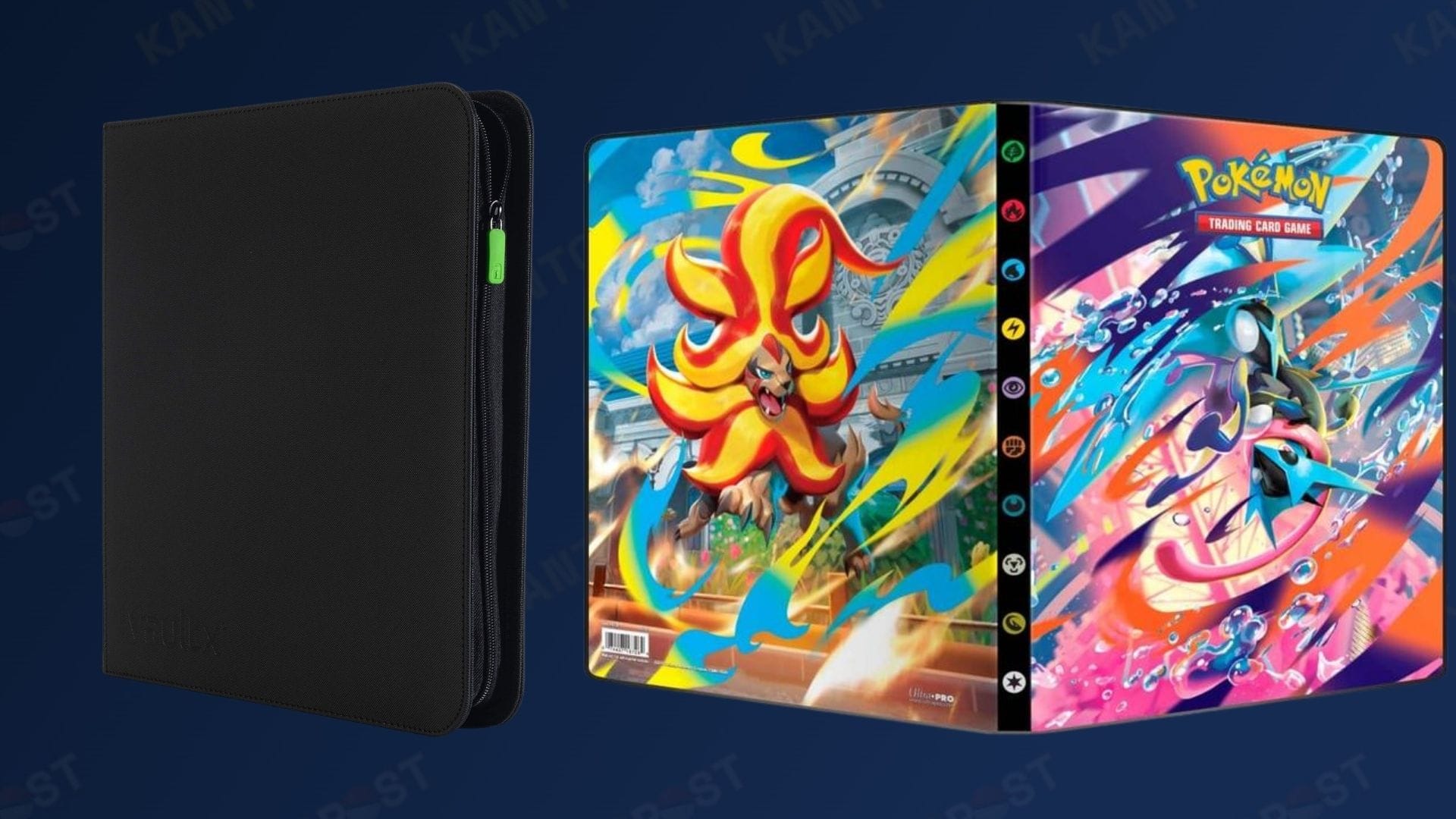 Two Pokémon card binders