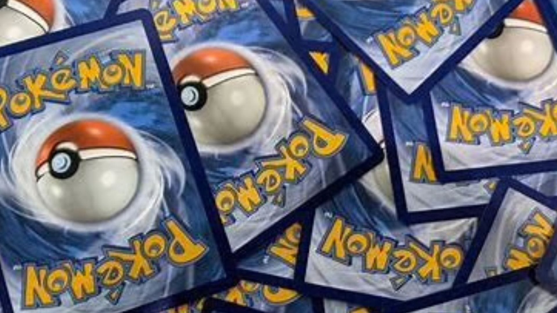A bulk selection of Pokémon cards