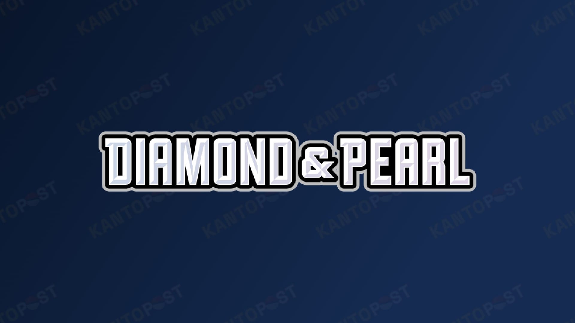 Pokemon Diamond and Pearl set logo