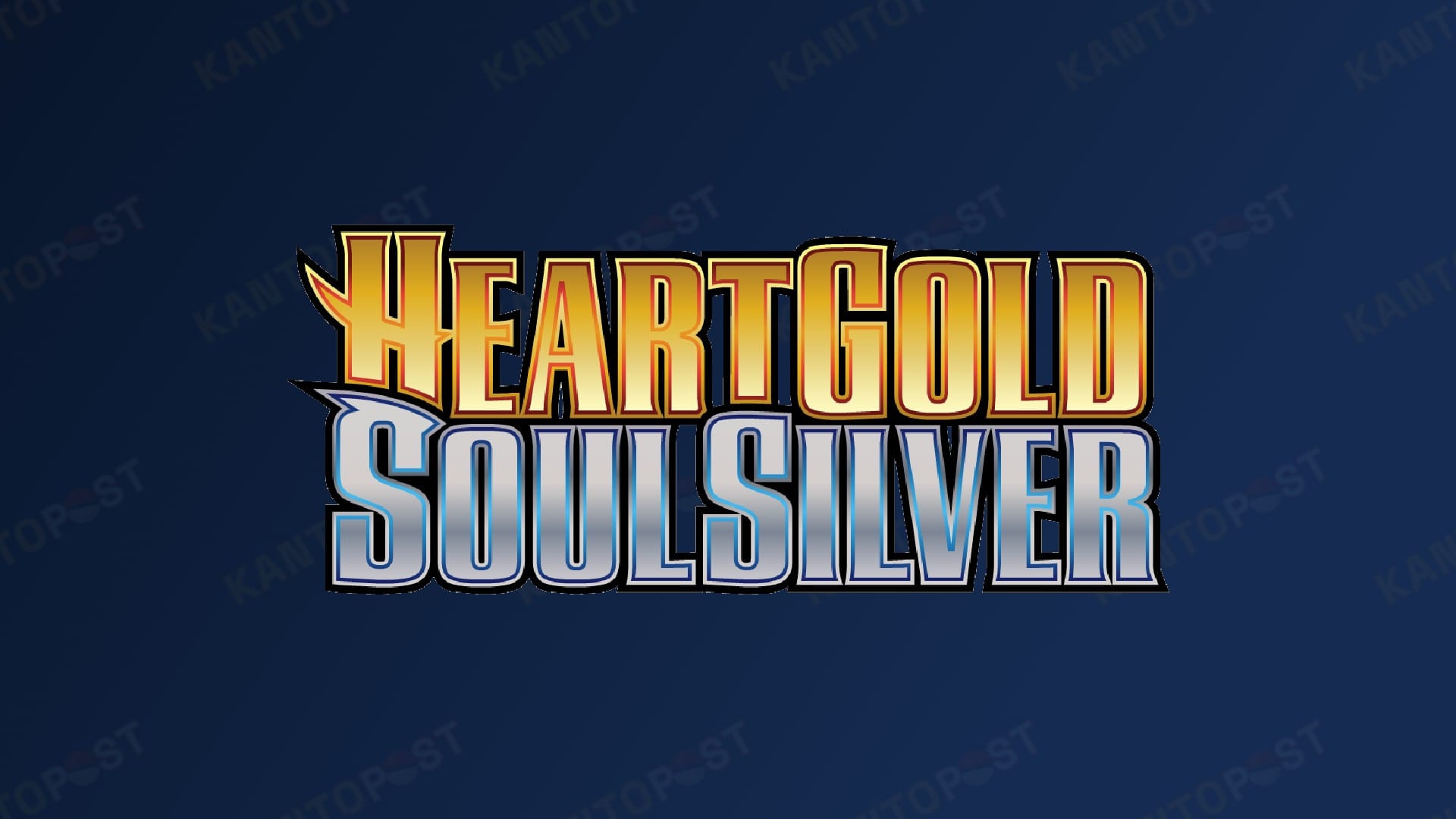 Pokemon HeartGold and SoulSilver set logo