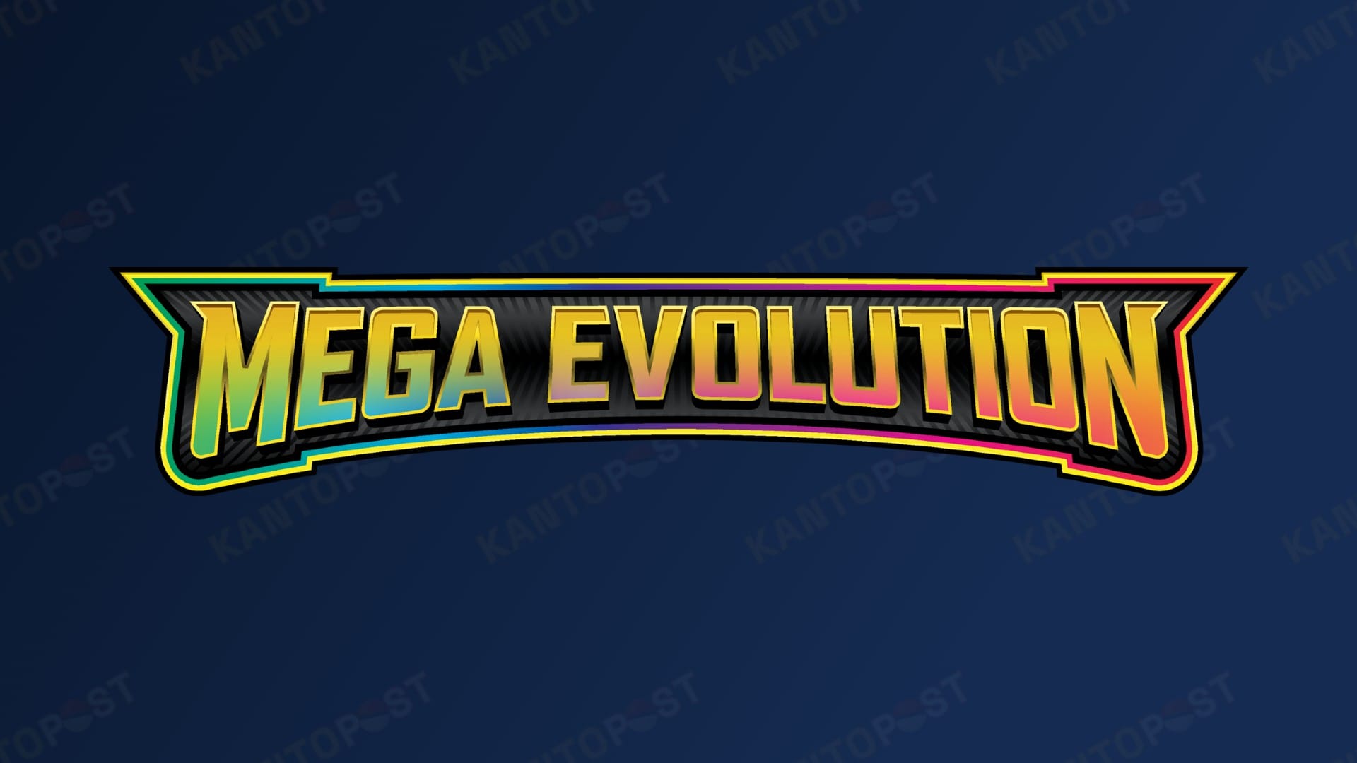 The logo for the Pokemon TCG set Mega Evolution