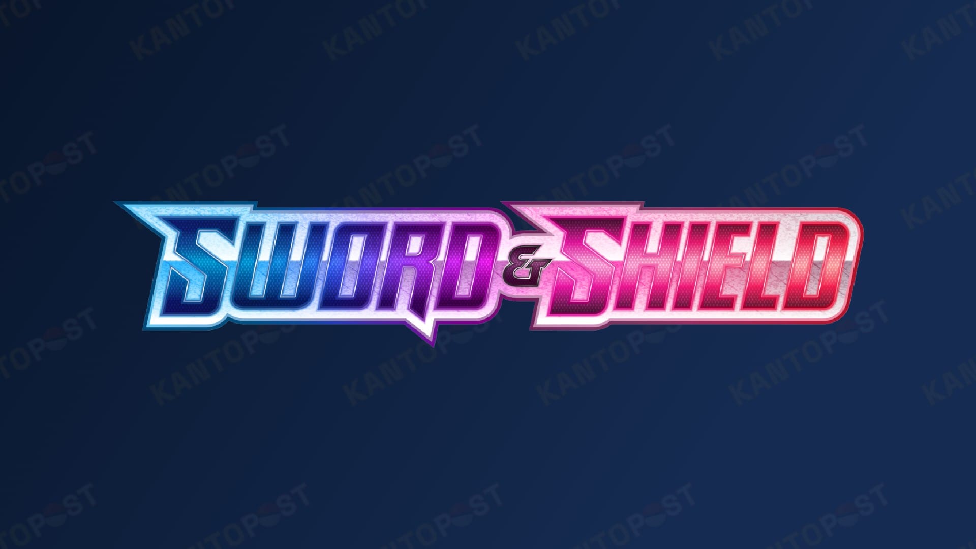 A logo for the Pokemon Set 'Sword & Shield'