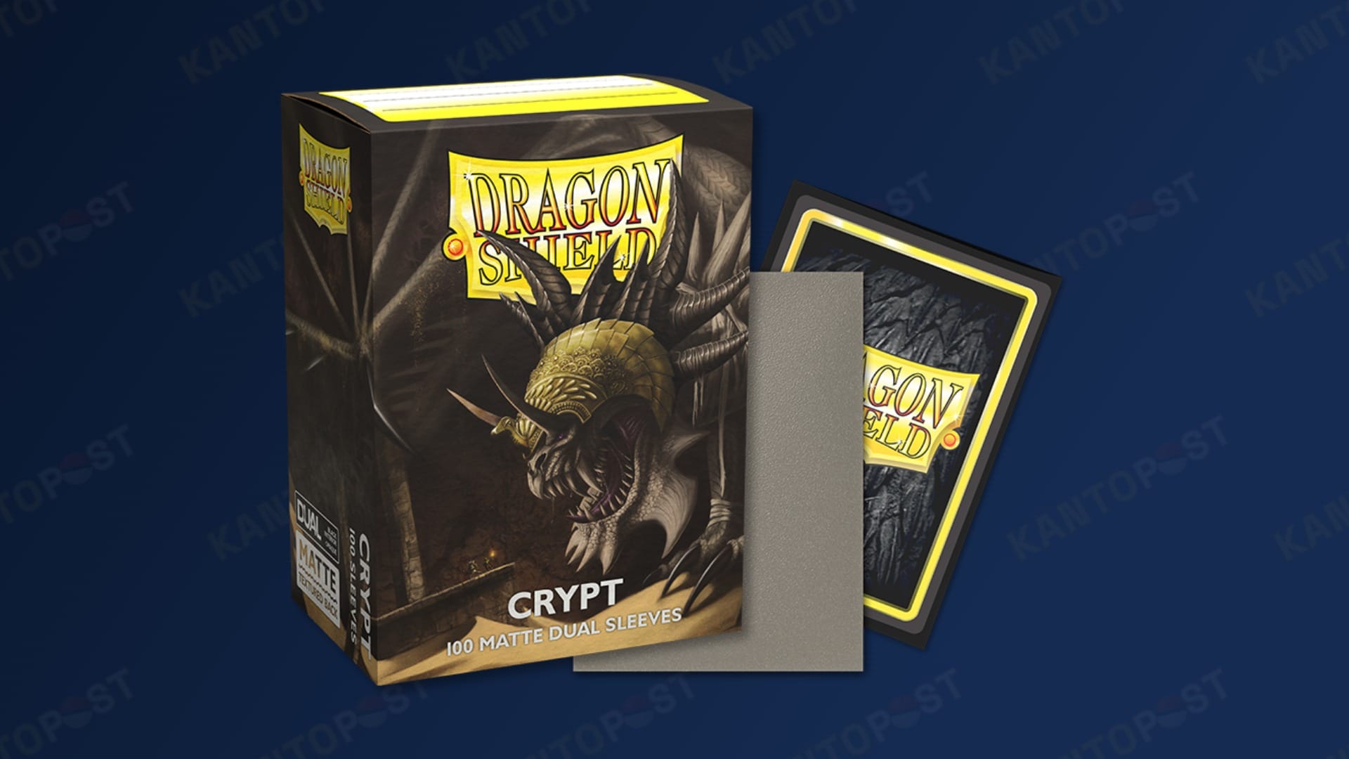A box of Dragon Shield Matte Pokémon card sleeves